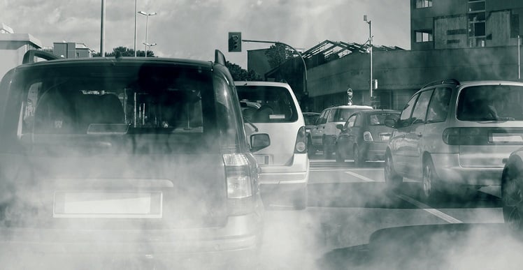 US metros with highest commuting air pollution