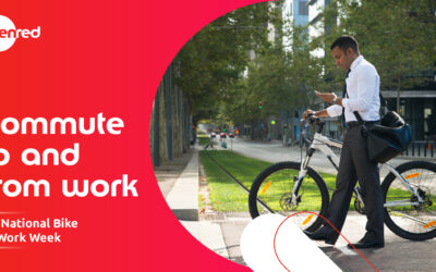 Commute to and from work for National Bike to Work Week